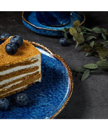 Тарелка d 21,3 см h3 см Aqua Blue P.L. Proff Cuisine [6] (4)