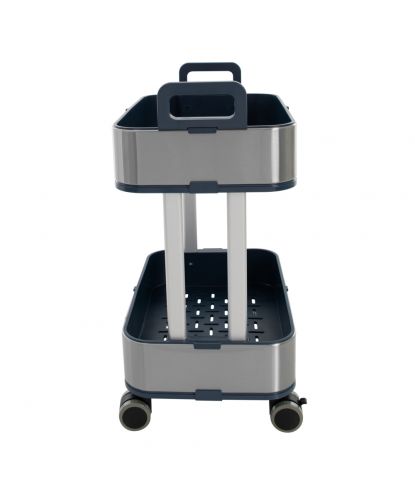 Тележка сервировочная, 2 яруса Foodatlas JAH-018 (4)