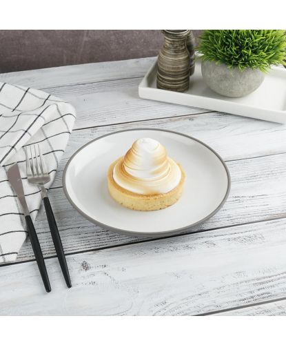 Тарелка d 21 см Evolution Blanc P.L. Proff Cuisine [6] (2)