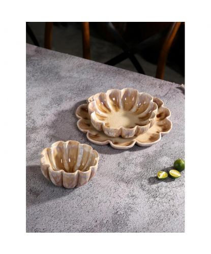 Салатник 450 мл d 14 см h7 см Pearl Shell Frutti di Mare P.L. [6] (6)