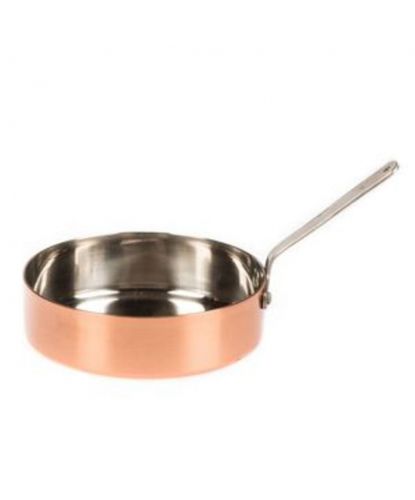 Сковорода для подачи 12 см 300 мл круглая Copper нерж. цвет медь P.L. Proff Cuisine (2)