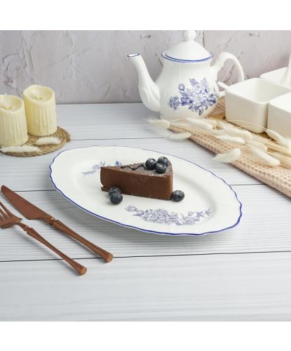 Блюдо овальное 30,7*19,3 см h2 см Sea Flower P.L. Proff Cuisine [1] (4)