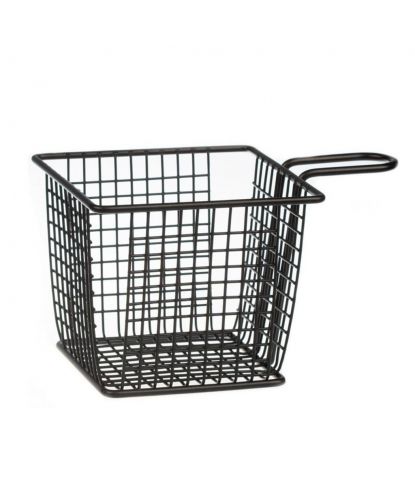 Корзинка для подачи 13*13*10 см черная, нерж., P.L. Proff Cuisine (1)