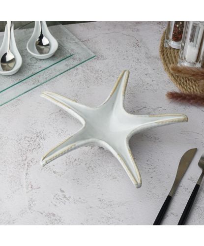 Блюдо для подачи 24 см h6 см Звезда Gray Starfish Frutti di Mare P.L. [1] (6)