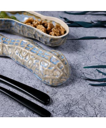 Блюдо для подачи 22,7*6,5 см h7,5/4,2 см 195 мл Groundnut Northern Blue Frutti di Mare P.L. [1] (10)