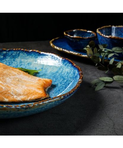 Салатник 700 мл d 25,3 см h5,4 см Aqua Blue P.L. Proff Cuisine [6] (4)
