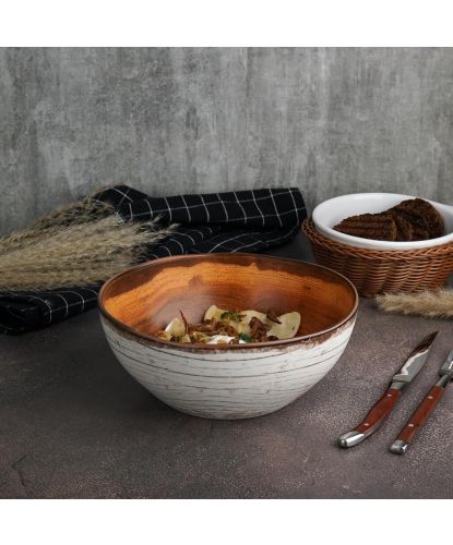 Салатник 1475 мл d 19,5 см h8 см Wood Fusion P.L. Proff Cuisine [3] (4)