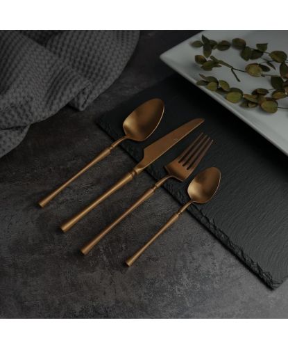 Вилка столовая 21 см матовая медь PVD 1920-Copper P.L. [12] (6)