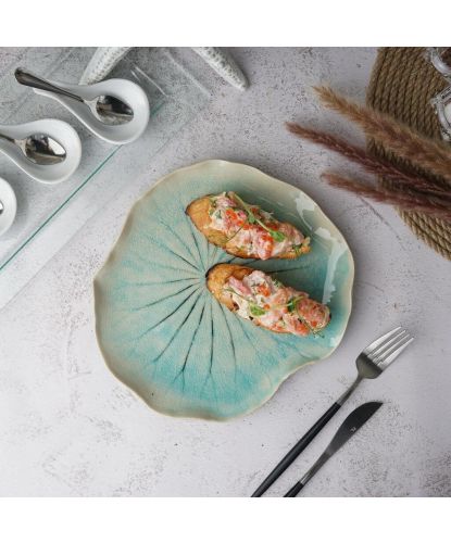 Блюдо для подачи 23,5*21,5 см h2,5 см Sea Blue Frutti di Mare P.L. [1] (6)