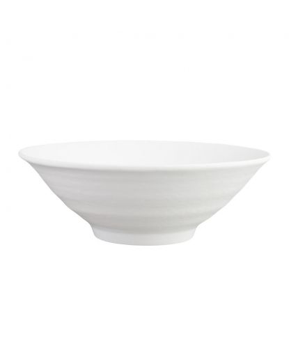 Салатник 1400 мл миска для лапши d 24,8 см пластик меламин White P.L. Proff Cuisine (2)