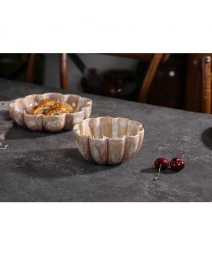 Салатник 650 мл d 20,5 см h5 см Pearl Shell Frutti di Mare P.L. [4] (6)