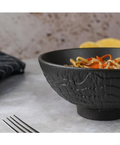 Салатник 300 мл d 13 см h6 см Black Raw Wood P.L. Proff Cuisine [6] (4)