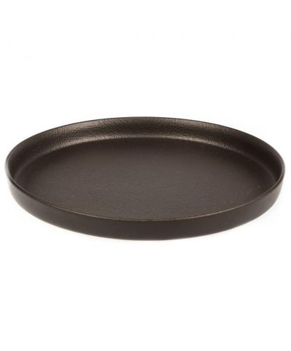 Тарелка с бортом d 27 см h2,8 см Smooth Black Raw Stellar P.L. Proff Cuisine [3] (7)
