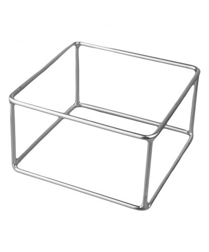 Подставка фуршетная стойка 18*18 см h13 см квадрат прут нерж. P.L. Proff Cuisine (2)