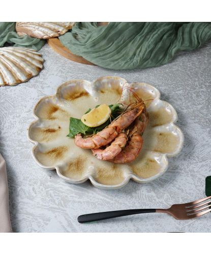 Блюдо круглое d 26 см h2 см Pearl Shell Frutti di Mare P.L. [4] (2)