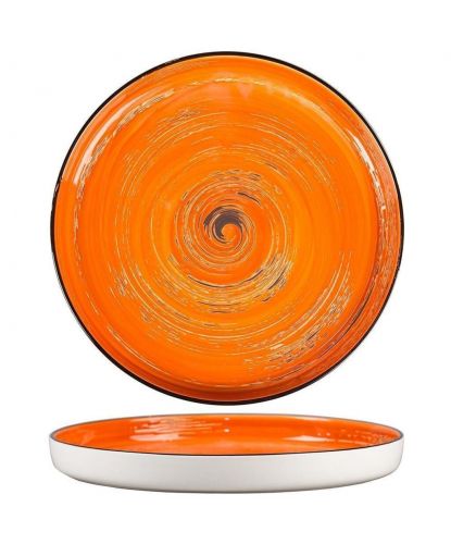 Тарелка с бортом d 28 см h3,1 см Texture Orange Circular P.L. Proff Cuisine [3] (2)