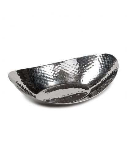 Блюдо овальное 24,7*16 см "Лодочка" h 6,25 см Dents нерж. P.L. Proff Cuisine (2)