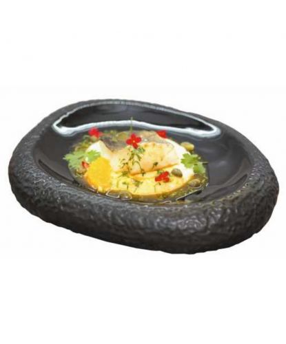 Блюдо овальное 28*22 см Organic Black P.L. Proff Cuisine [3] (3)
