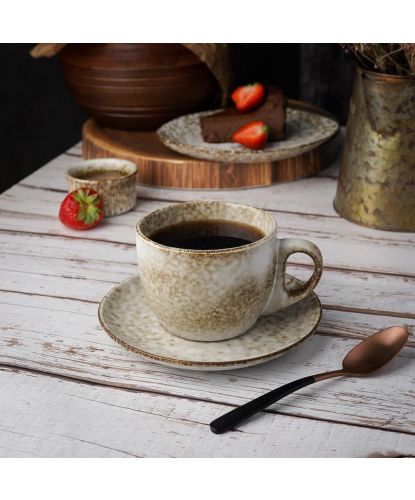 Чайная пара 330 мл d 9,8 см h7,5 см Brown Spider Silk P.L. Proff Cuisine [4] (3)
