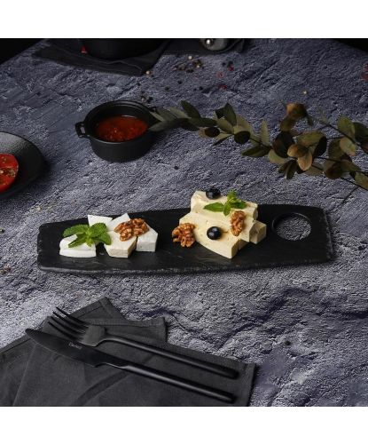 Блюдо прямоугольное 32,5*10 см h1,3 см Black Raw Stellar P.L. Proff Cuisine [1] (3)