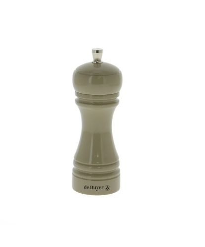 Мельница для соли h=14 см. бук, серо-коричневая De Buyer /1/ (1)