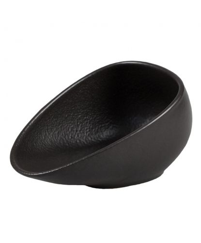 Салатник 150 мл 14,5*9,4 см h7 см Side Up Smooth Black Raw Stellar P.L. Proff Cuisine [6] (2)