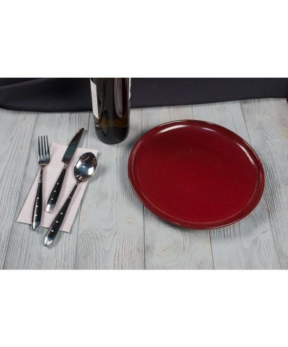 Тарелка d 26,5 h2,5 см Evolution Dark Red P.L. Proff Cuisine [1] (6)