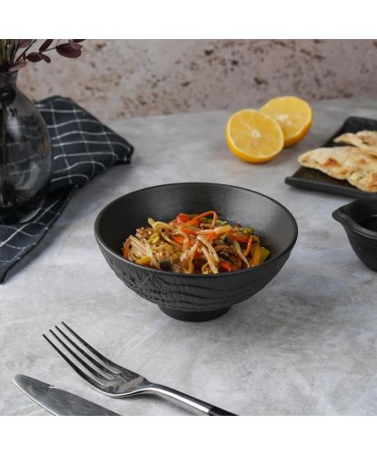 Салатник 300 мл d 13 см h6 см Black Raw Wood P.L. Proff Cuisine [6] (3)