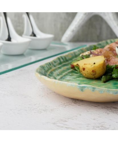 Блюдо овальное 32,5*13 см h2,5 см Green Frutti di Mare P.L. [1] (8)