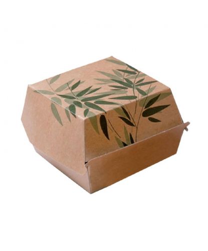 Коробка картонная Feel Green для бургера, 12*12*5 см, 50 шт/уп, Garcia de PouИспания (1)