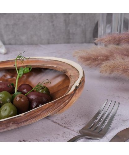 Салатник 365 мл 19*14,5 см h5 см Pearl Ammonite Shell Frutti di Mare P.L. [1] (5)