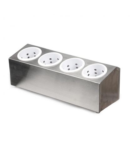 Контейнер для столовых приборов 4 отд.,нерж.+ пластик 51*15,7*17,5 см P.L. Proff Cuisine (2)