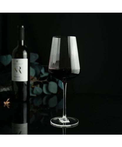 Бокал для вина 570 мл "Optical" d 9 см h24,5 см P.L. - BarWare [6] (6)