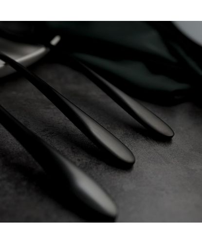 Вилка столовая 21,5 см матовый черный PVD Alessi-Black P.L. [12] (4)