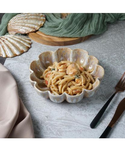 Салатник 650 мл d 20,5 см h5 см Pearl Shell Frutti di Mare P.L. [4] (19)