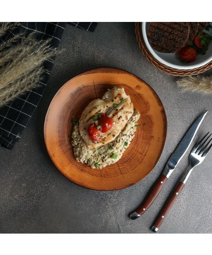 Тарелка 21 см h2,8 см Wood Fusion P.L. Proff Cuisine [6] (6)
