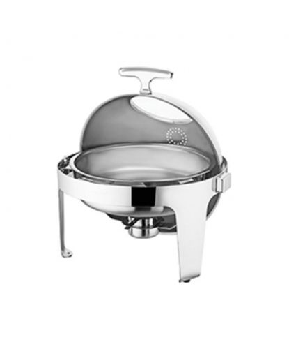 Мармит 6,8 л круглый с откидной Roll-top крышкой и окном d 36 см нерж. SUNNEX (2)