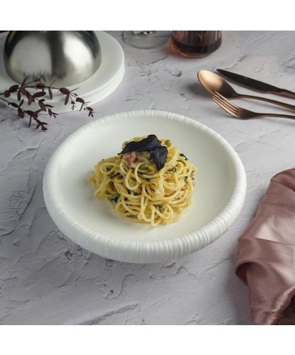 Салатник 300 мл d 22,5 см h6 см плоский White Moon P.L. Proff Cuisine [2] (7)