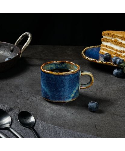 Чашка 100 мл кофейная d 6 см h5,2 см Aqua Blue P.L. Proff Cuisine [6] (5)