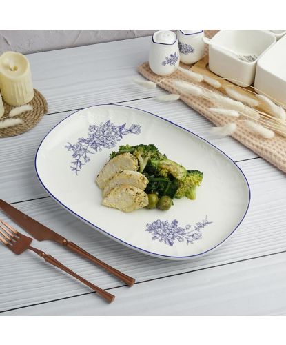 Блюдо овальное 31*21,7 см h3 см Sea Flower P.L. Proff Cuisine [1] (3)
