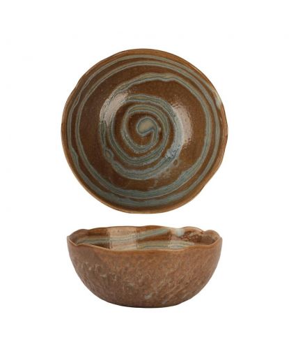 Салатник 695 мл d 15,3/7,6 см h6,3 см Dark Brown Northern lights Frutti di Mare P.L. [1] (2)