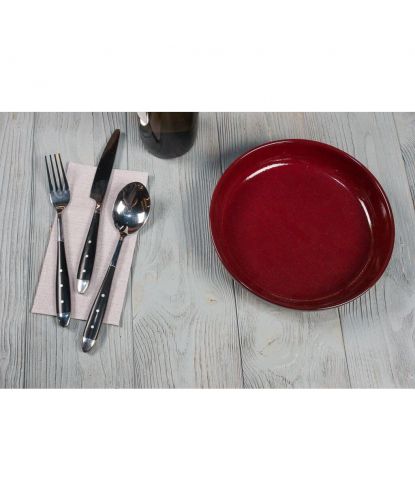 Тарелка с бортом d 21 см h4,5 см Evolution Dark Red P.L. Proff Cuisine [6] (6)