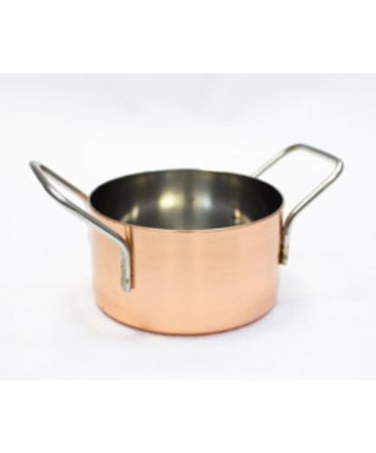 Кастрюля для подачи 9 см h5 см 350 мл круглая Copper нерж. цвет медь P.L. Proff Cuisine (2)