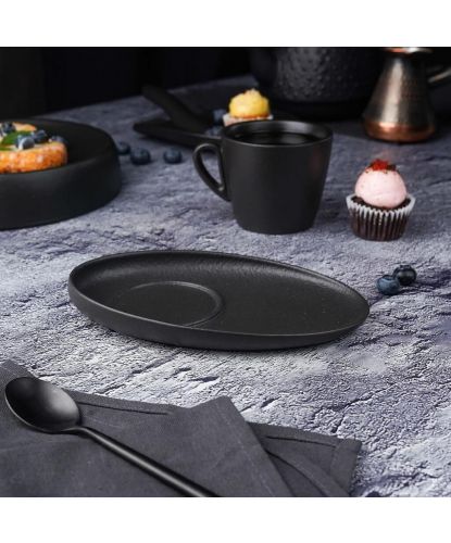 Кофейная пара 175 мл d 8,3 см h7 см Cappuccino Black Raw Stellar P.L. Proff Cuisine [6] (12)