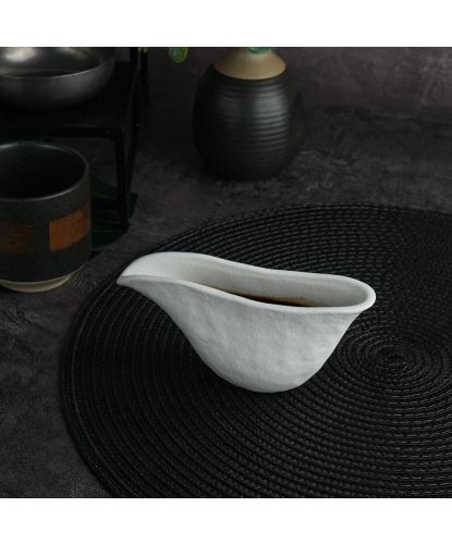 Соусник 100 мл 14,5*4,5 см h6,5 см White Matt Panasia P.L. Proff Cuisine [6] (3)