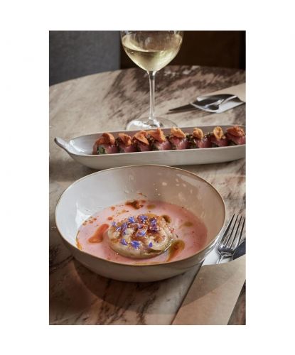Салатник 1100 мл d 21,5 см h5,5 см Gray Frutti di Mare P.L. [6] (8)
