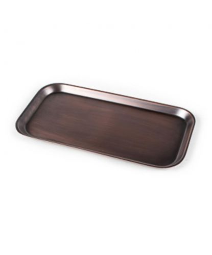 Блюдо прямоугольное 33*17 см (поднос) "Antique" h 1,5 см нерж. под медь P.L. Proff Cuisine (2)