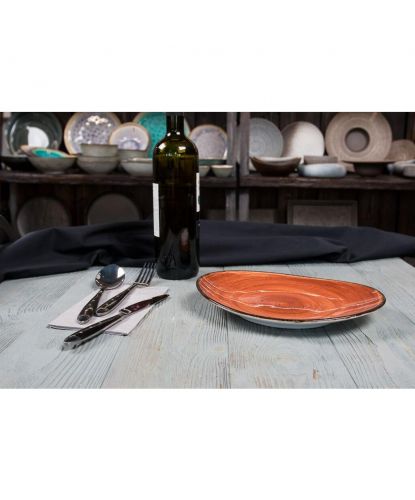 Тарелка 24,5*20 см Brown Shore Fusion P.L. Proff Cuisine [4] (3)