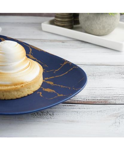 Тарелка 24,5*18 см Blue Gold P.L. Proff Cuisine [1] (6)