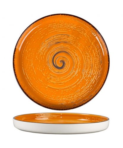 Тарелка с бортом d 28 см h3,1 см Texture Yellow Circular P.L. Proff Cuisine [3] (2)